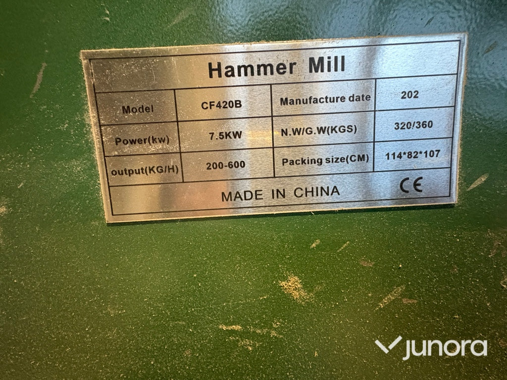 Flismaskin - Hammer Mill, CF420B