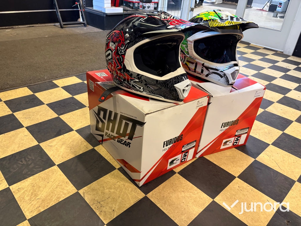 Crosshjälmar - Furious Helmets, 2 st