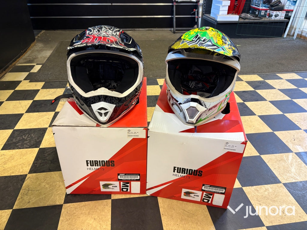 Crosshjälmar - Furious Helmets, 2 st