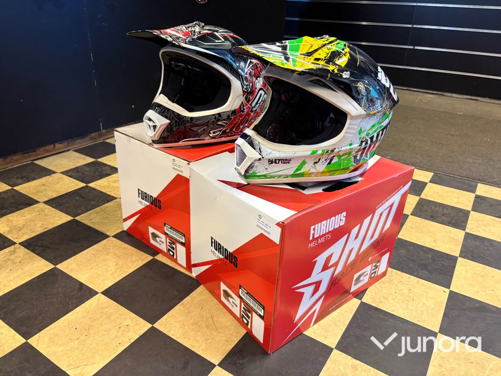 Crosshjälmar - Furious Helmets, 2 st