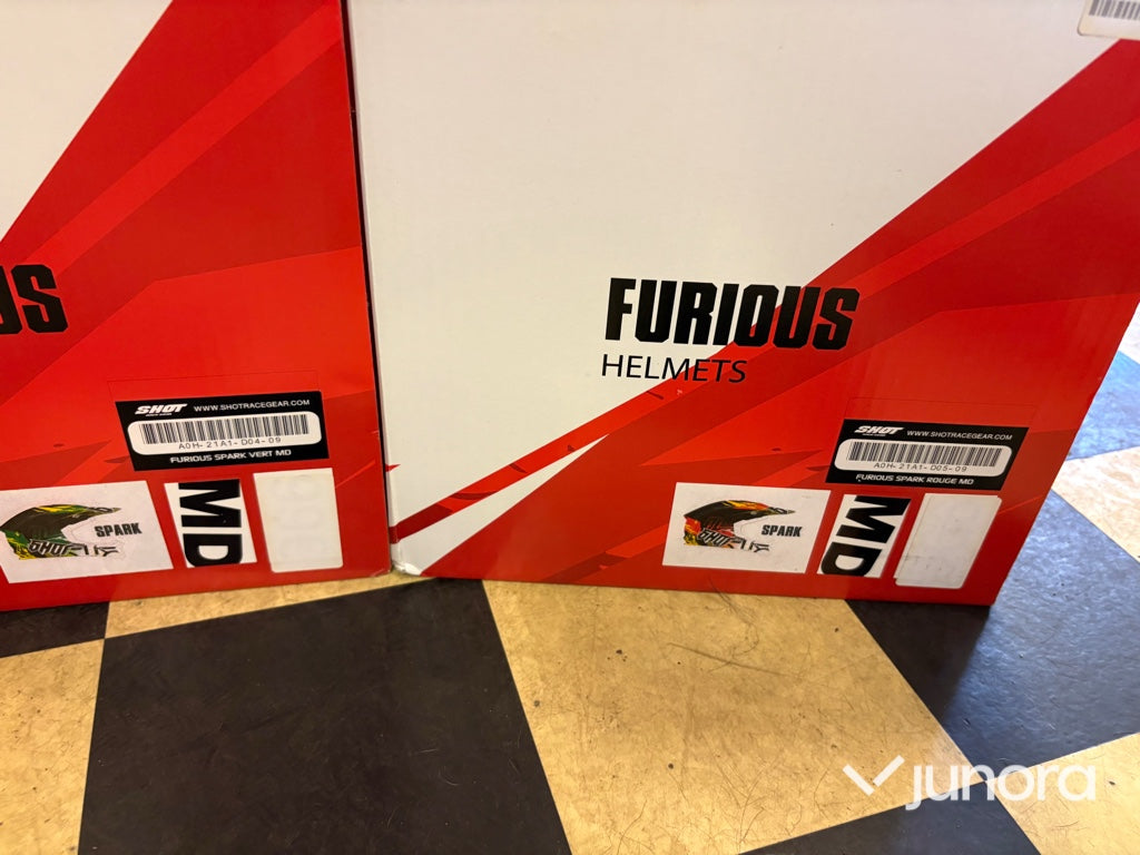 Crosshjälmar - Furious Helmets, 2 st