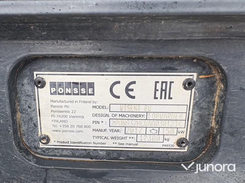 Skotare - Ponsse Wisent 8W