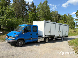 Iveco Daily lastbil inkl. trailer