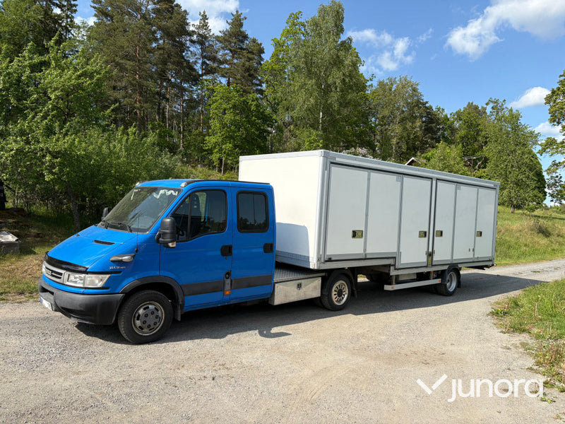 Iveco Daily lastbil inkl. trailer