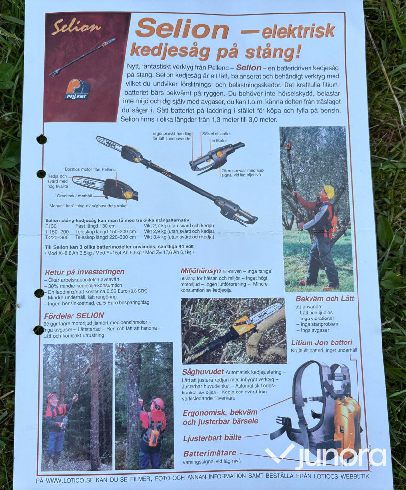 Stångsåg Pellenc T150-200