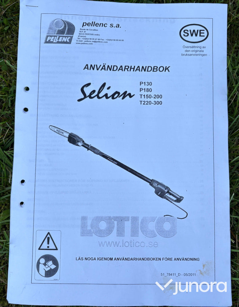 Stångsåg Pellenc T150-200