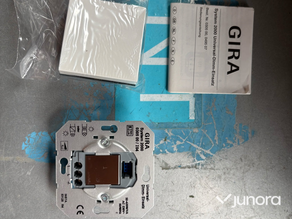 Kopplingsdosor, Dimmers, Tryckknappar - Gira, System 55, Parti