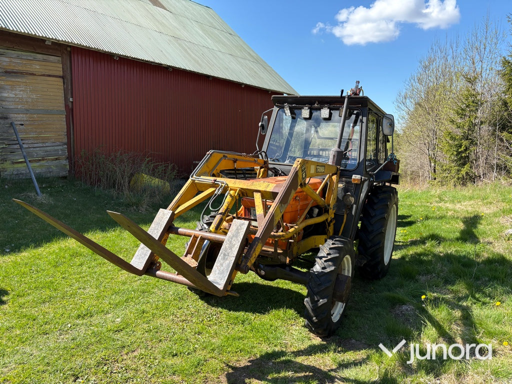 Traktor med frontlastare - Fiat 500 DT, Trima