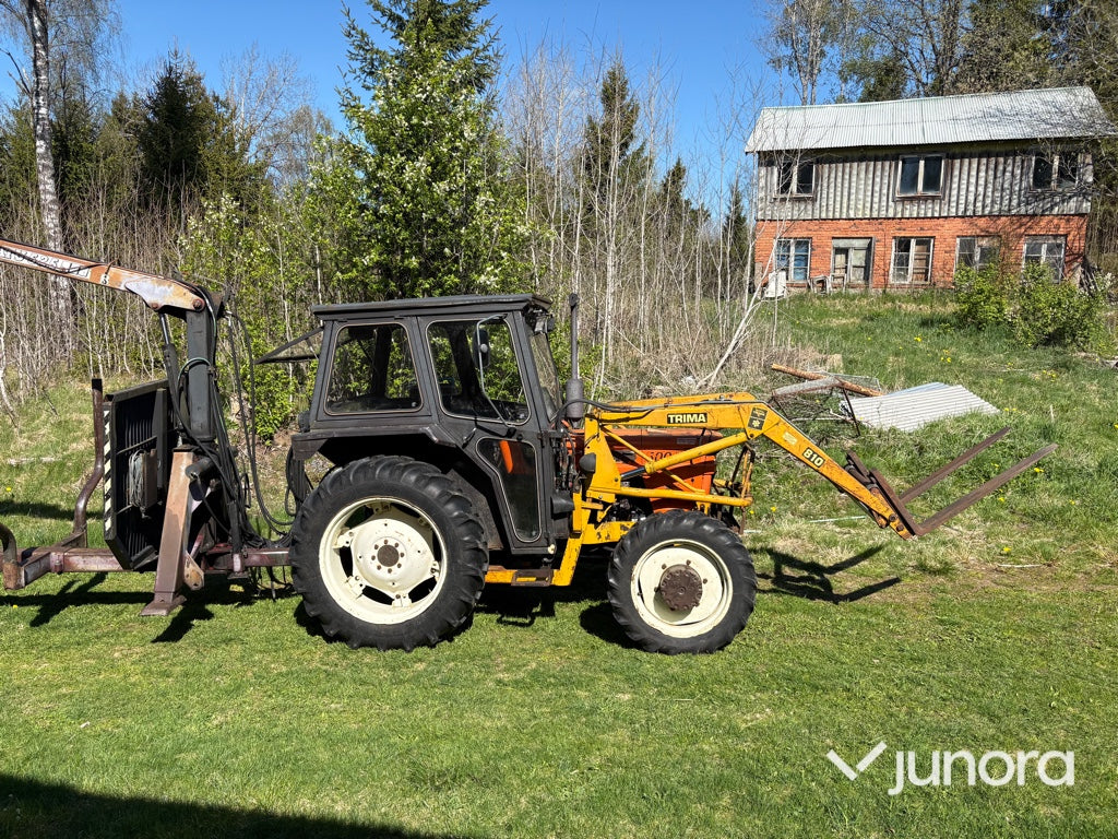 Traktor med frontlastare - Fiat 500 DT, Trima