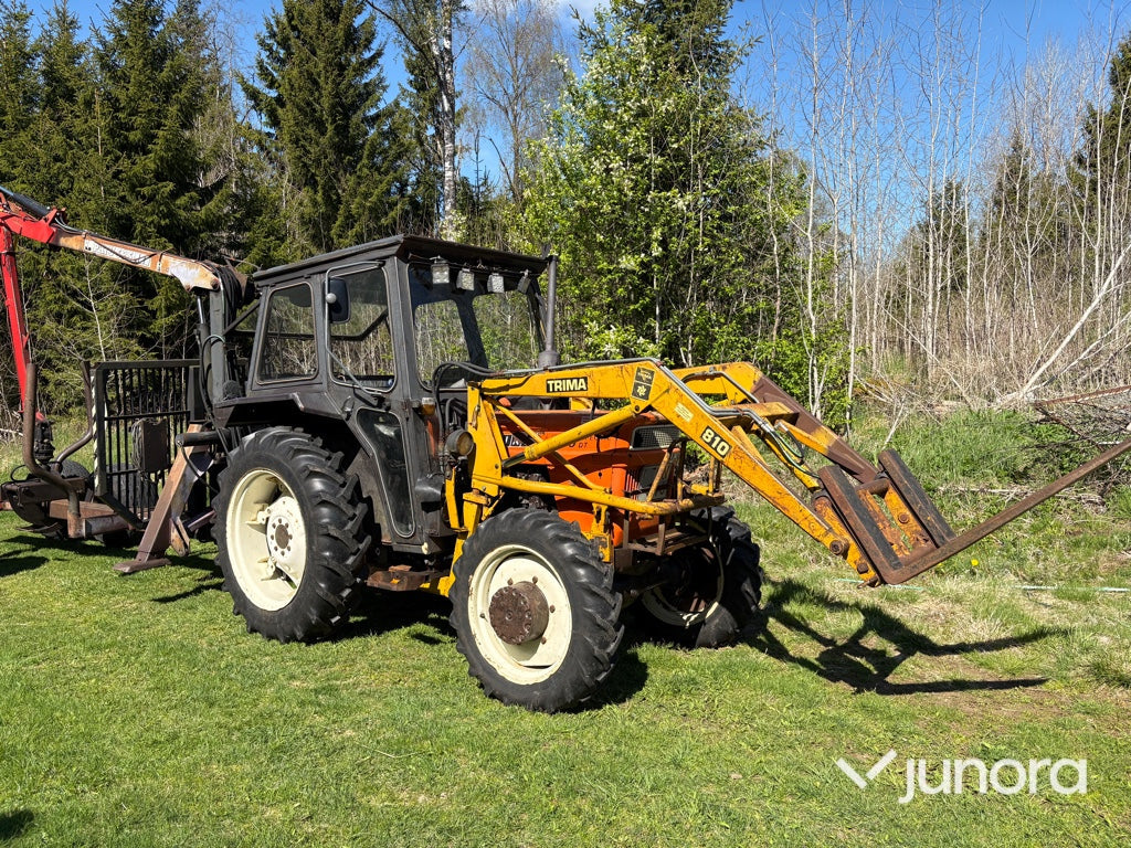 Traktor med frontlastare - Fiat 500 DT, Trima
