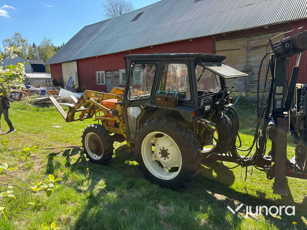 Traktor med frontlastare - Fiat 500 DT, Trima