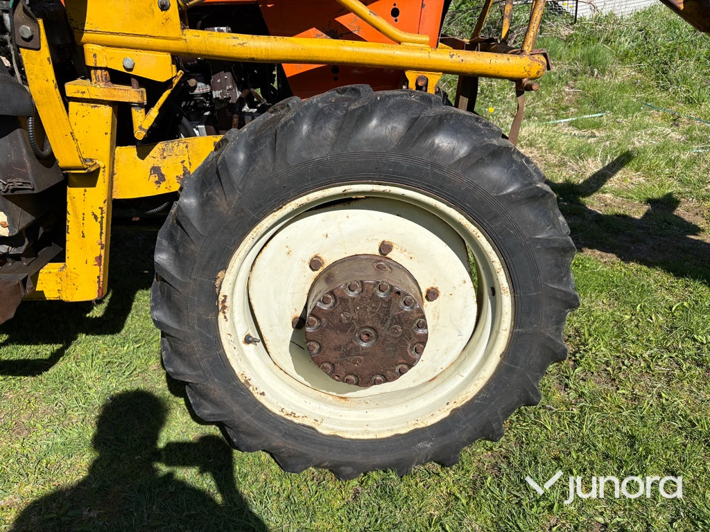 Traktor med frontlastare - Fiat 500 DT, Trima