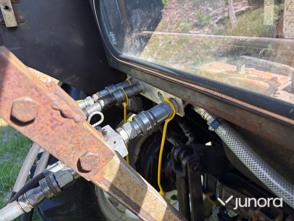 Traktor med frontlastare - Fiat 500 DT, Trima