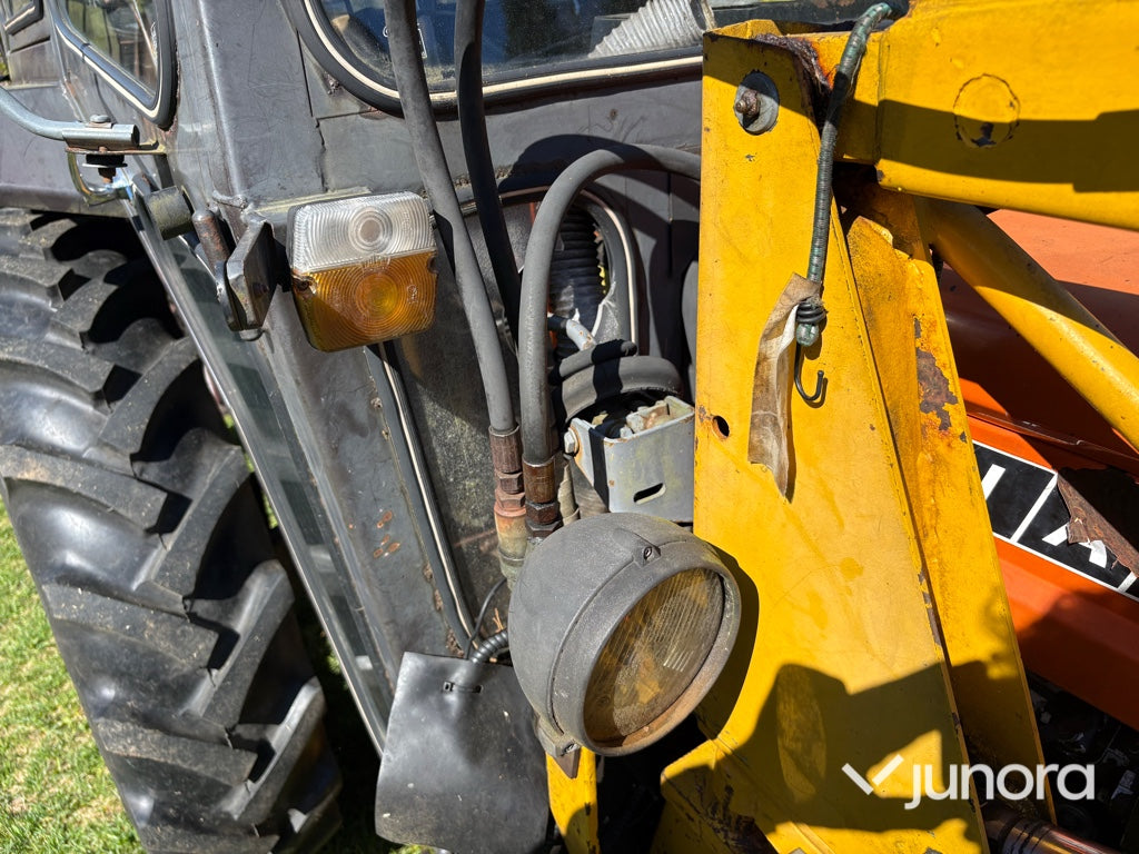 Traktor med frontlastare - Fiat 500 DT, Trima