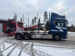 Timmerbil - Scania R650B6X4NB med kran