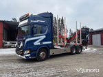 Timmerbil - Scania R650B6X4NB med kran