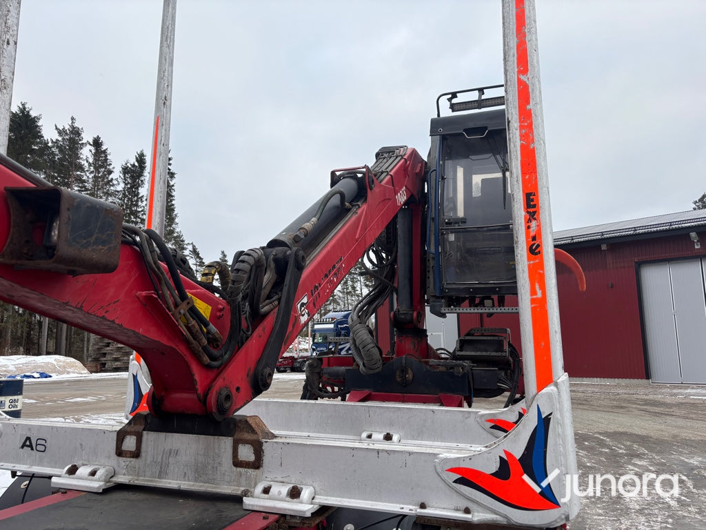 Timmerbil - Scania R650B6X4NB med kran