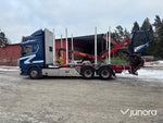 Timmerbil - Scania R650B6X4NB med kran