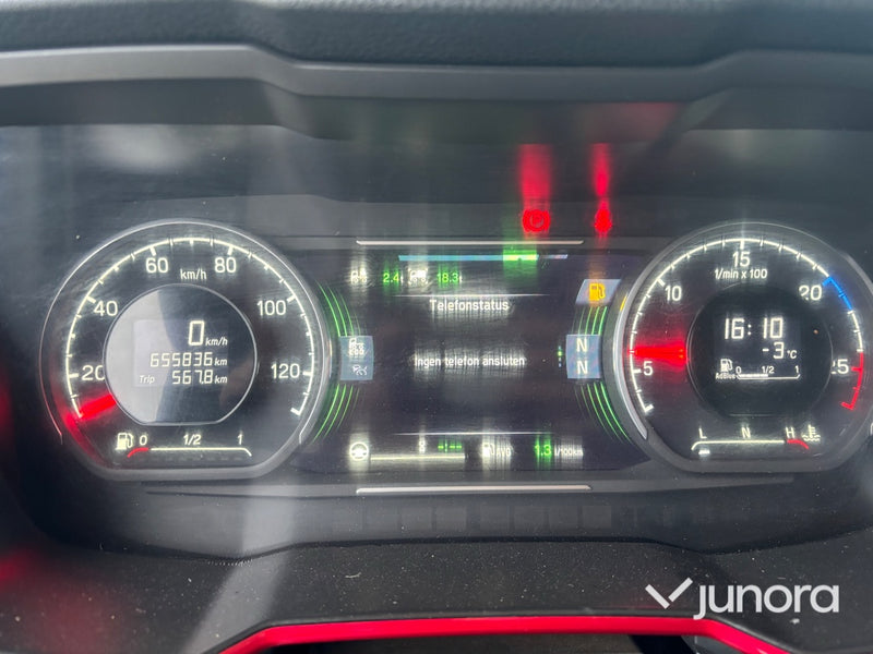 Timmerbil - Scania R650B6X4NB med kran