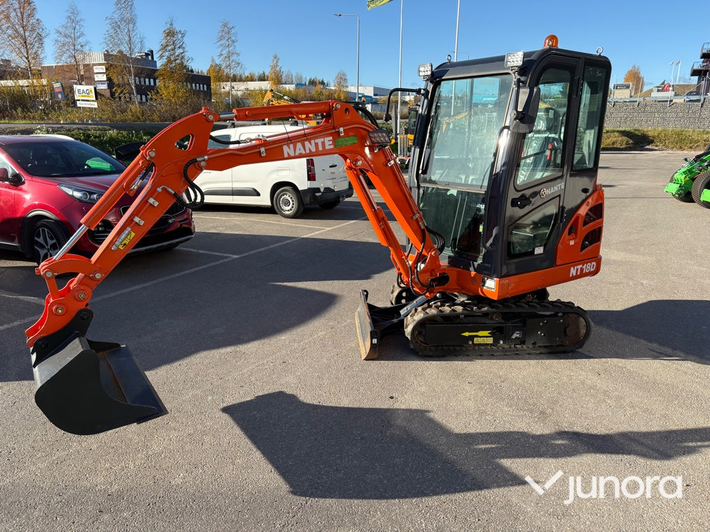 Minigrävare - Nante NT-18D, 1.8 ton, med hytt