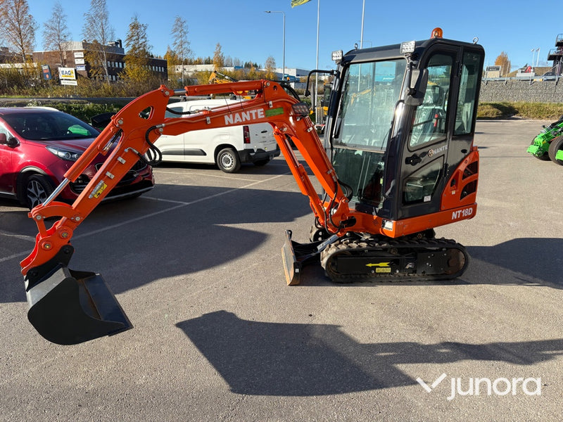 Minigrävare - Nante NT-18D, 1.8 ton, med hytt
