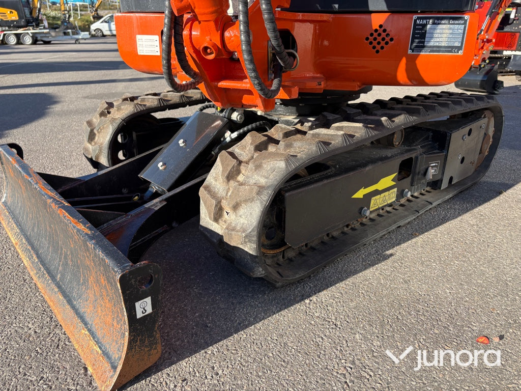 Minigrävare - Nante NT-18D, 1.8 ton, med hytt
