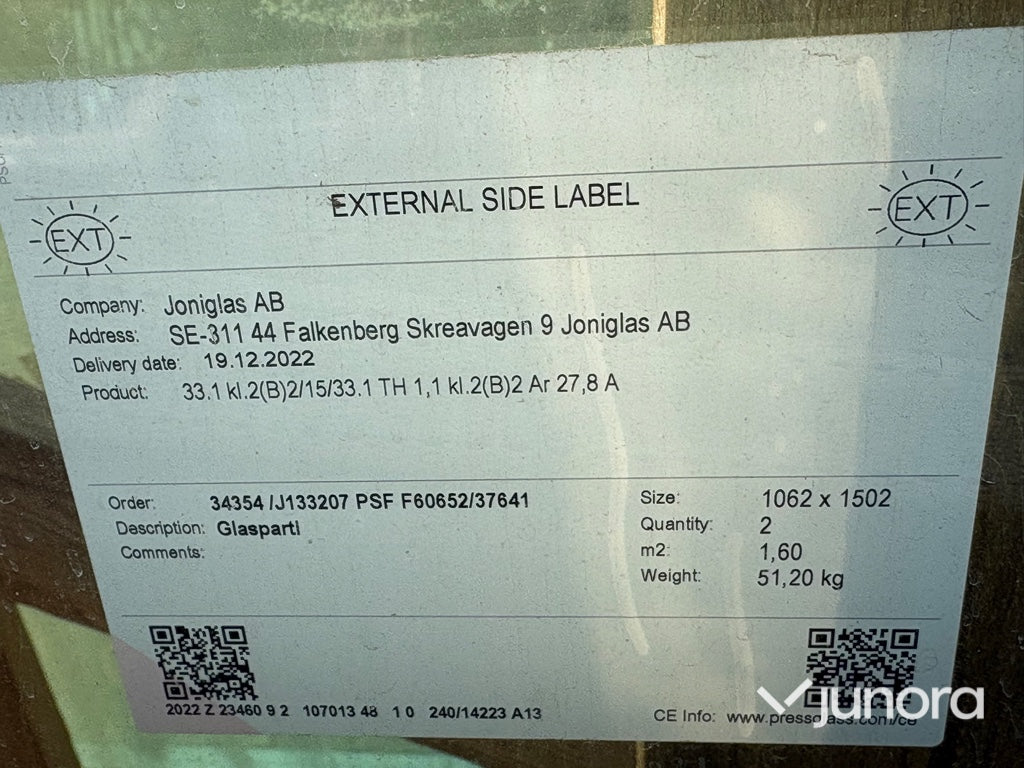 Glasparti - Joniglas