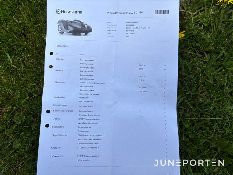 Husqvarna automower 450X