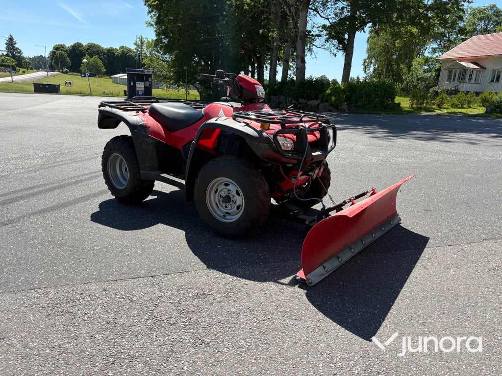 Fyrhjuling - Honda, TRX500FPA, Med redskap