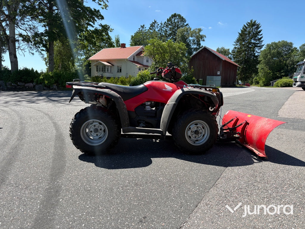 Fyrhjuling - Honda, TRX500FPA, Med redskap