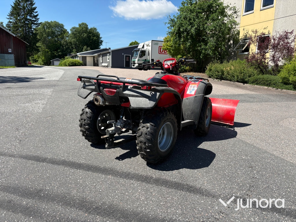 Fyrhjuling - Honda, TRX500FPA, Med redskap
