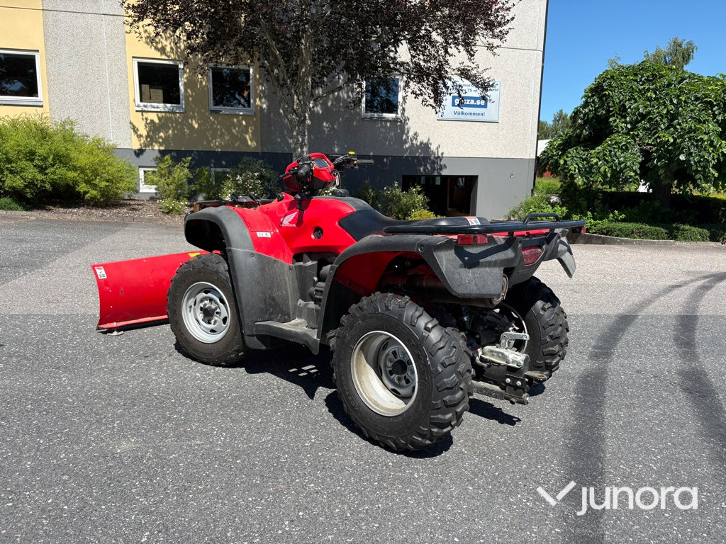 Fyrhjuling - Honda, TRX500FPA, Med redskap