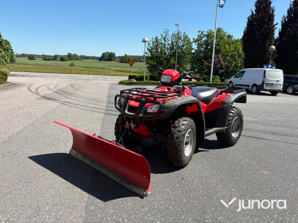 Fyrhjuling - Honda, TRX500FPA, Med redskap