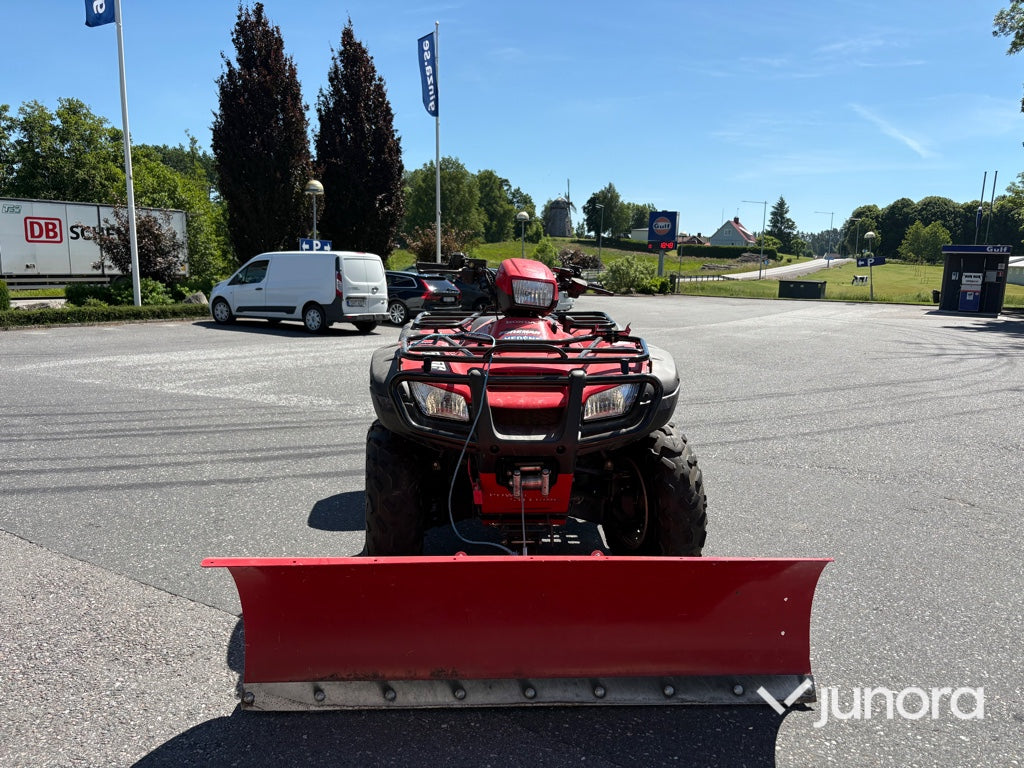 Fyrhjuling - Honda, TRX500FPA, Med redskap