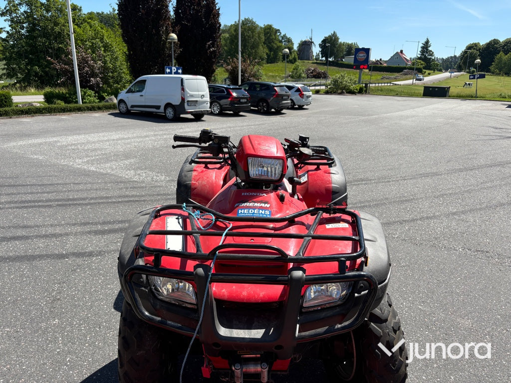 Fyrhjuling - Honda, TRX500FPA, Med redskap