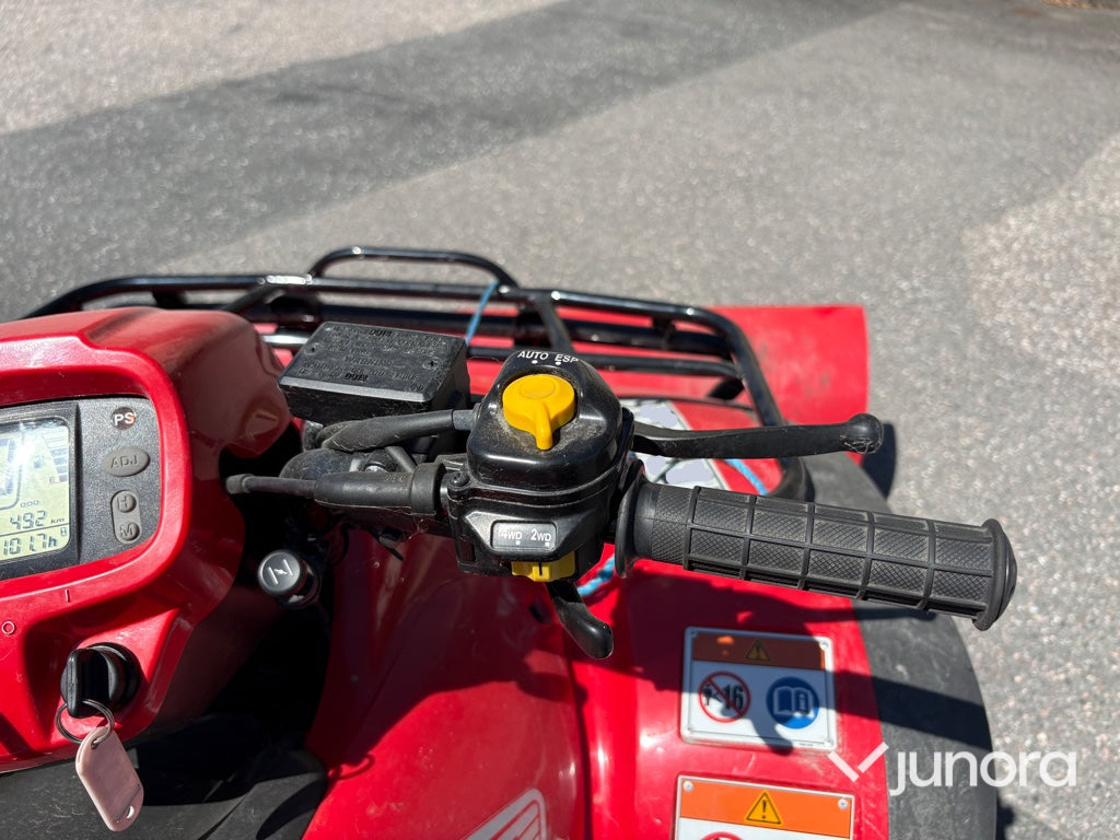 Fyrhjuling - Honda, TRX500FPA, Med redskap