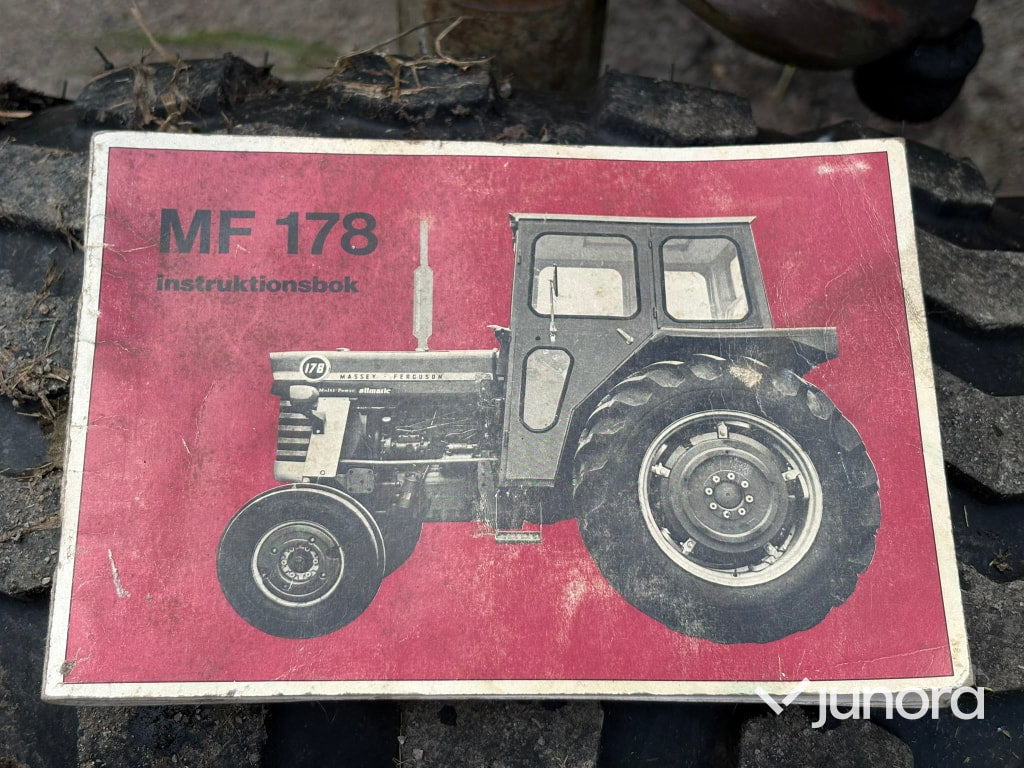 Traktor Massey Ferguson 178 med Frontlastare