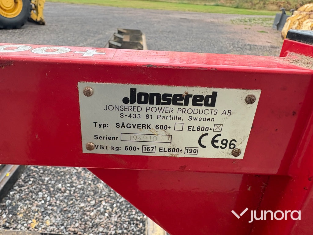 Minisågverk Jonsered EL 600+