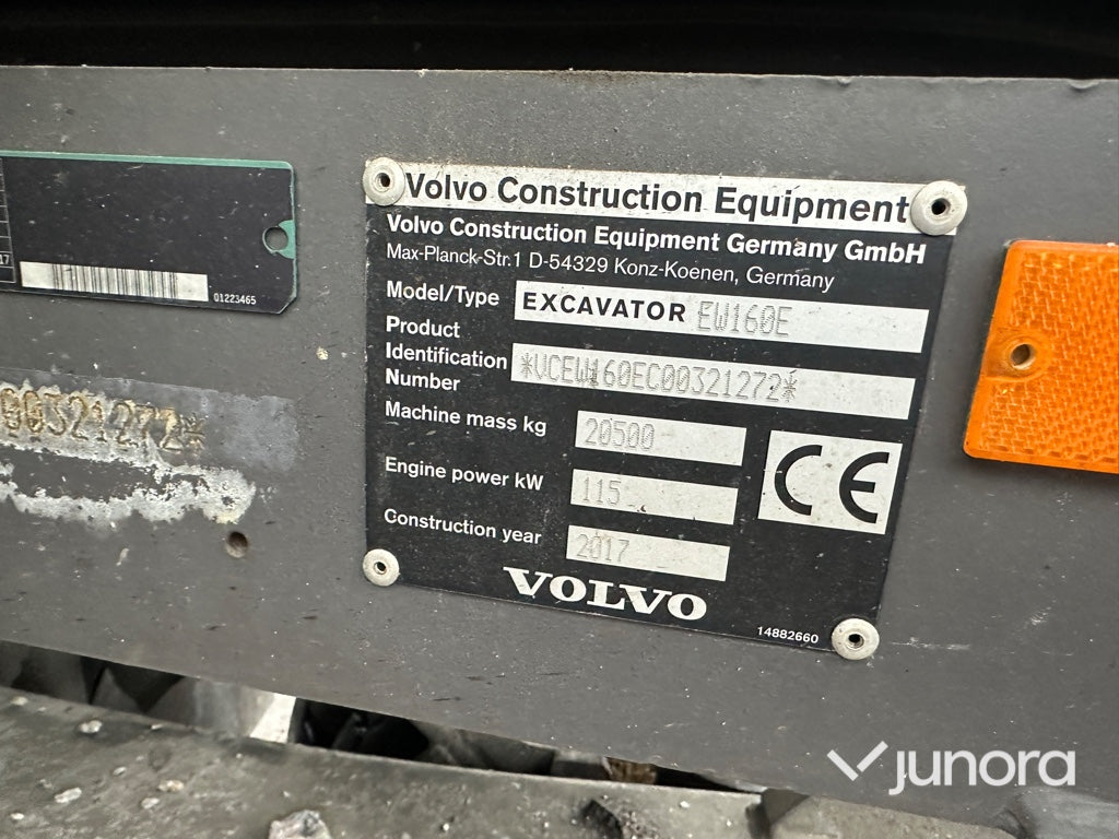 Hjulgrävare - Volvo, EW160E
