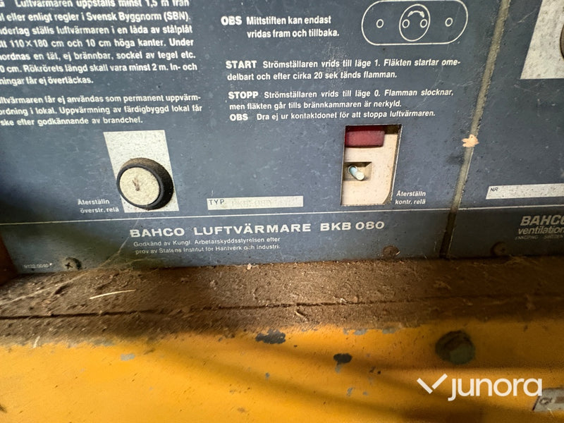 Bacho Luftvärmare BKB 080