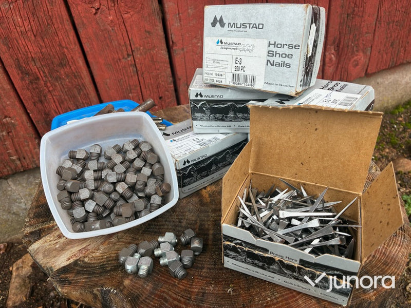 Hästskosöm - E 3 Mustad och skruvhakar