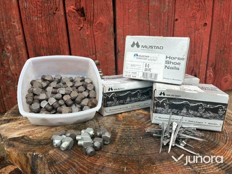 Hästskosöm - E 3 Mustad och skruvhakar