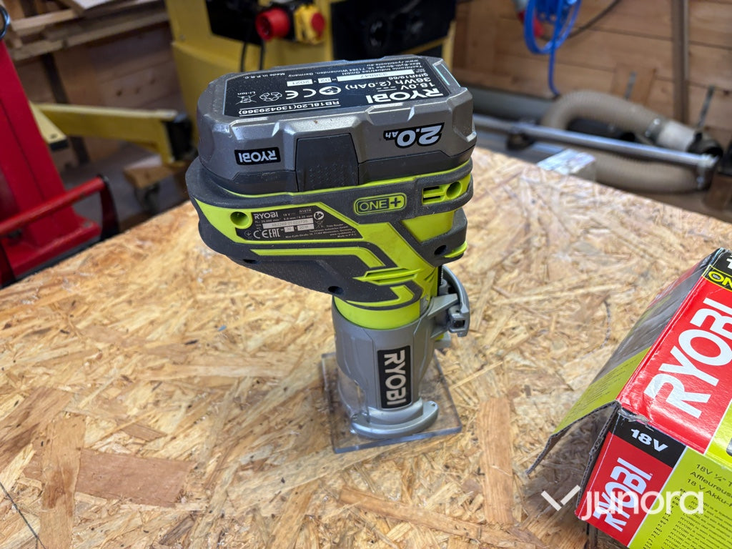 Kantfräs / Handöverfräs - Ryobi, Batteridriven