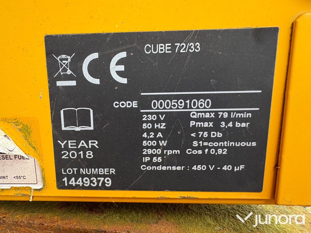 Dieselpump Cube 72