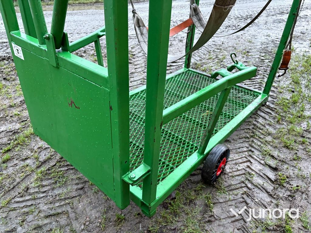 Verkstol – manuell, flyttbar på hjul