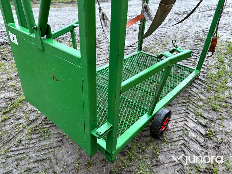 Verkstol – manuell, flyttbar på hjul