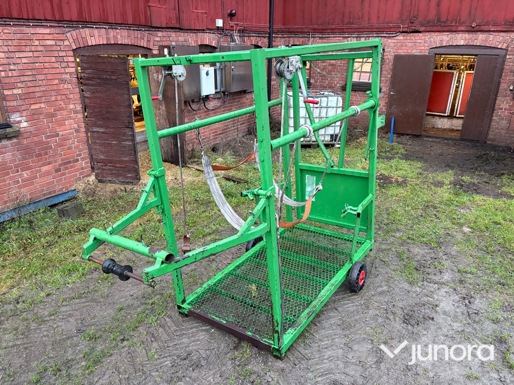 Verkstol – manuell, flyttbar på hjul