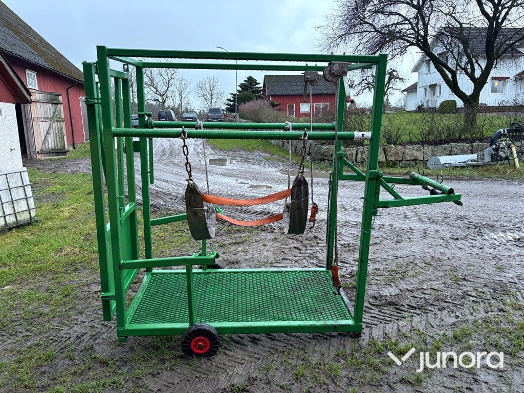 Verkstol – manuell, flyttbar på hjul