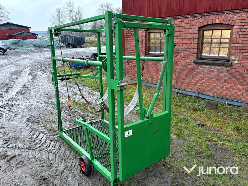 Verkstol – manuell, flyttbar på hjul