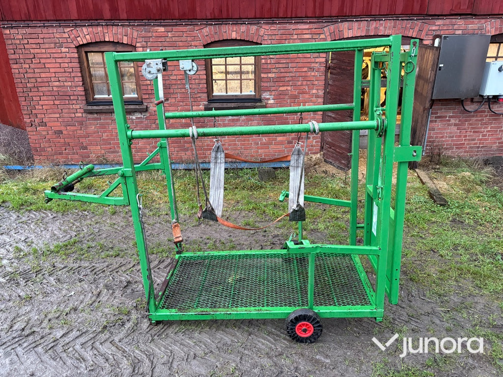 Verkstol – manuell, flyttbar på hjul
